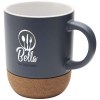 Mug Billie en céramique pour sublimation de 300 ml avec détails en liège et finition matte