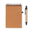 NOTIE - Cahier recyclé et stylo à bille