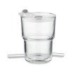 SIP - Gobelet verre et paille 400ml