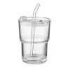 SIP - Gobelet verre et paille 400ml