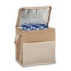LONA - Sac isotherme toile et jute 3L