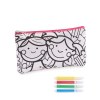 KIDDO - Trousse à crayons avec feutres