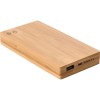 Power bank en bambou, 6 000mAh Walter