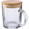 Mug en verre recyclé et bambou de 300 ml Ashley