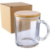Mug en verre recyclé et bambou de 300 ml Ashley