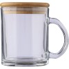 Mug en verre recyclé et bambou de 300 ml Ashley