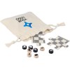 Jeu d'échecs et de dames en bois Hank