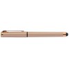 Islander Softy Rose Gold Designer Stylo à gel métallique avec stylet (+Sérigraphie)