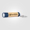 Porte-clés lampe Torche LED en bambou  (+Gravure Laser)