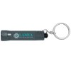 Porte-clés lampe de poche à 3 LED Chroma Softy Monochrome Métallique (+Gravure Laser)