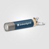 Lampe de poche porte-clés Reborn en aluminium recyclé (+Laser)