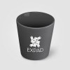 Trieste - Tasse en céramique mate de 180 ml (+Sérigraphie)