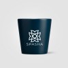 Trieste - Tasse en céramique mate de 180 ml (+Sérigraphie)