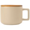 Café Virtuoso - 355 ml Tasse en céramique avec couvercle en bambou (+Sérigraphie)