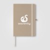 Bloc-notes Terra à couverture rigide en carton de lait recyclé - A5 (+Sérigraphie)