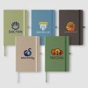 Bloc-notes Terra à couverture rigide en carton de lait recyclé - A5 (+Sérigraphie)