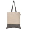 Quebec - Sac fourre-tout en coton recyclé bicolore 140 gsm (+Sérigraphie)
