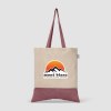 Quebec - Sac fourre-tout en coton recyclé bicolore 140 gsm (+Sérigraphie)