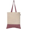 Quebec - Sac fourre-tout en coton recyclé bicolore 140 gsm (+Sérigraphie)