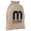 Sac cadeau en coton recyclé de 110 g/m² (moyen) (+Sérigraphie)