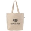 Sac fourre-tout en coton recyclé Budget 140 Shopper (+Sérigraphie)