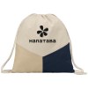 Triad - Sac à cordon en coton recyclé multicolor (+Transfert)
