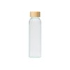 Alpine - 500 ml Bouteille en verre avec couvercle en bambou (+Sérigraphie)