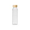 Alpine - 500 ml Bouteille en verre avec couvercle en bambou (+Sérigraphie)