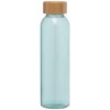Alpine - 500 ml Bouteille en verre avec couvercle en bambou (+Sérigraphie)