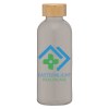 Strom - Bouteille d'eau en RPET de 650 ml avec couvercle en bambou (+Colour Jet)