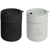 Obsidian - Mug en céramique et silicone mat de 270 ml avec couvercle (+Gravure Laser)