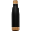 Ibiza Bamboo - 650 ml Bouteille en acier inoxydable à double paroi (+Sérigraphie)