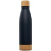 Ibiza Bamboo - 650 ml Bouteille en acier inoxydable à double paroi (+Sérigraphie)