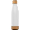 Ibiza Bamboo - 650 ml Bouteille en acier inoxydable à double paroi (+Sérigraphie)
