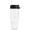Gobelet Polar en verre recyclé à deux tons avec paille - 1 L (+Sérigraphie)