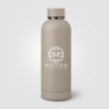 Bouteille Astrid en acier inoxydable à double paroi - 530 ml (+Sérigraphie)