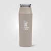 Gourde Majesty à couvercle étanche en acier inoxydable recyclé - 590 ml (+Sérigraphie)