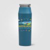 Gourde Majesty en acier inoxydable recyclé avec paille - 590 ml (+Sérigraphie)
