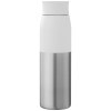 Bouteille Borealis à couvercle à torsion en acier inoxydable recyclé - 650 ml (+Sérigraphie)