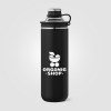 Bouteille Oasis avec couvercle et poignée en acier inoxydable recyclé - 680 ml (+Sérigraphie)