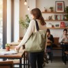 Sac cabas coton 220g AZALÉE