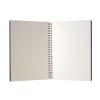 Cahier spirale cuir régénéré A5 LIBER