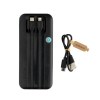 Powerbank 10.000mAh en plastique RCS avec câbles Turbopack