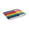 Stylo avec finition gomme en ABS recyclé certifié GRS Tide