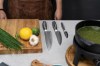 BOSKA Set de 3 couteaux de cuisine Monaco+
