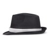 Chapeau en polyester avec bande