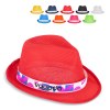Chapeau en polyester avec bande
