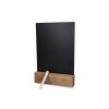 Tableau noir dans un support en bois
