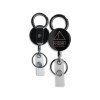 BADGE: PORTE-BADGES RETRACTABLE COQUE EN METAL