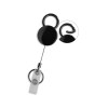 BADGE: PORTE-BADGES RETRACTABLE COQUE EN METAL